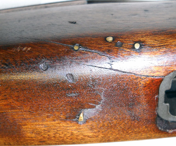 detail, second closeup of above repair